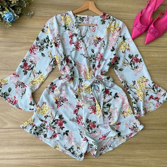 Pants - Flowy Floral Romper